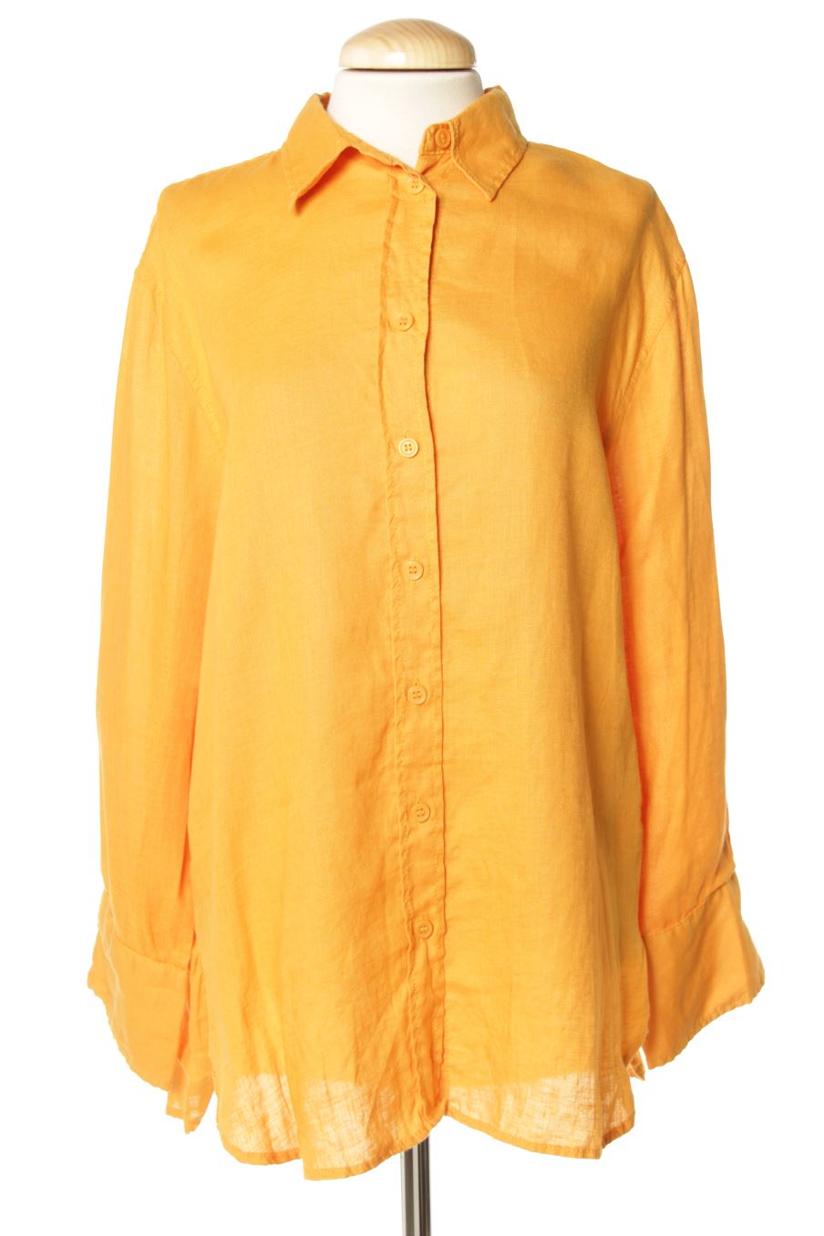 Chemise Zara de la taille S, de couleur orange