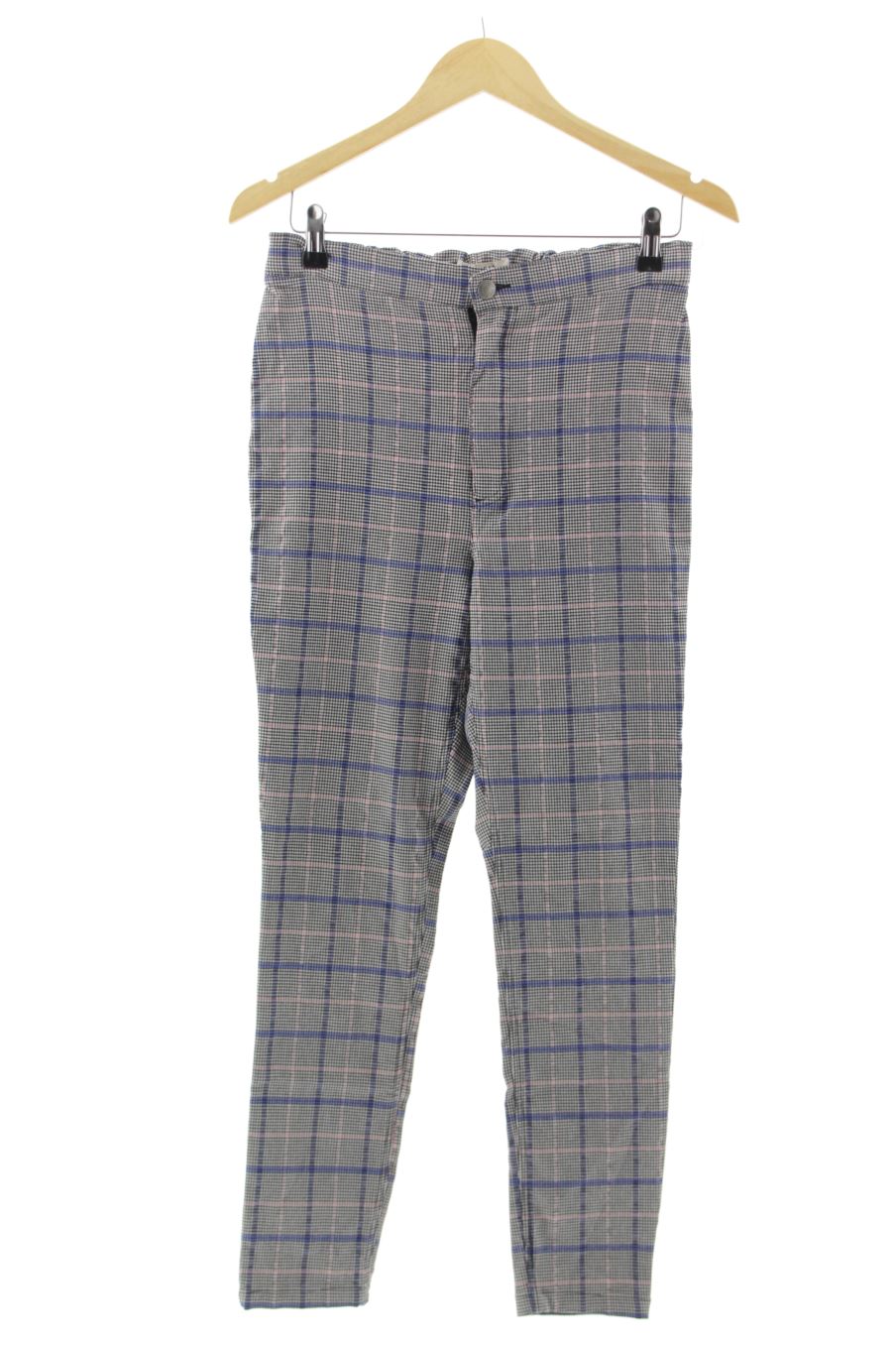 Pantaloni de Pull & Bear de la talla 42, de color quadri