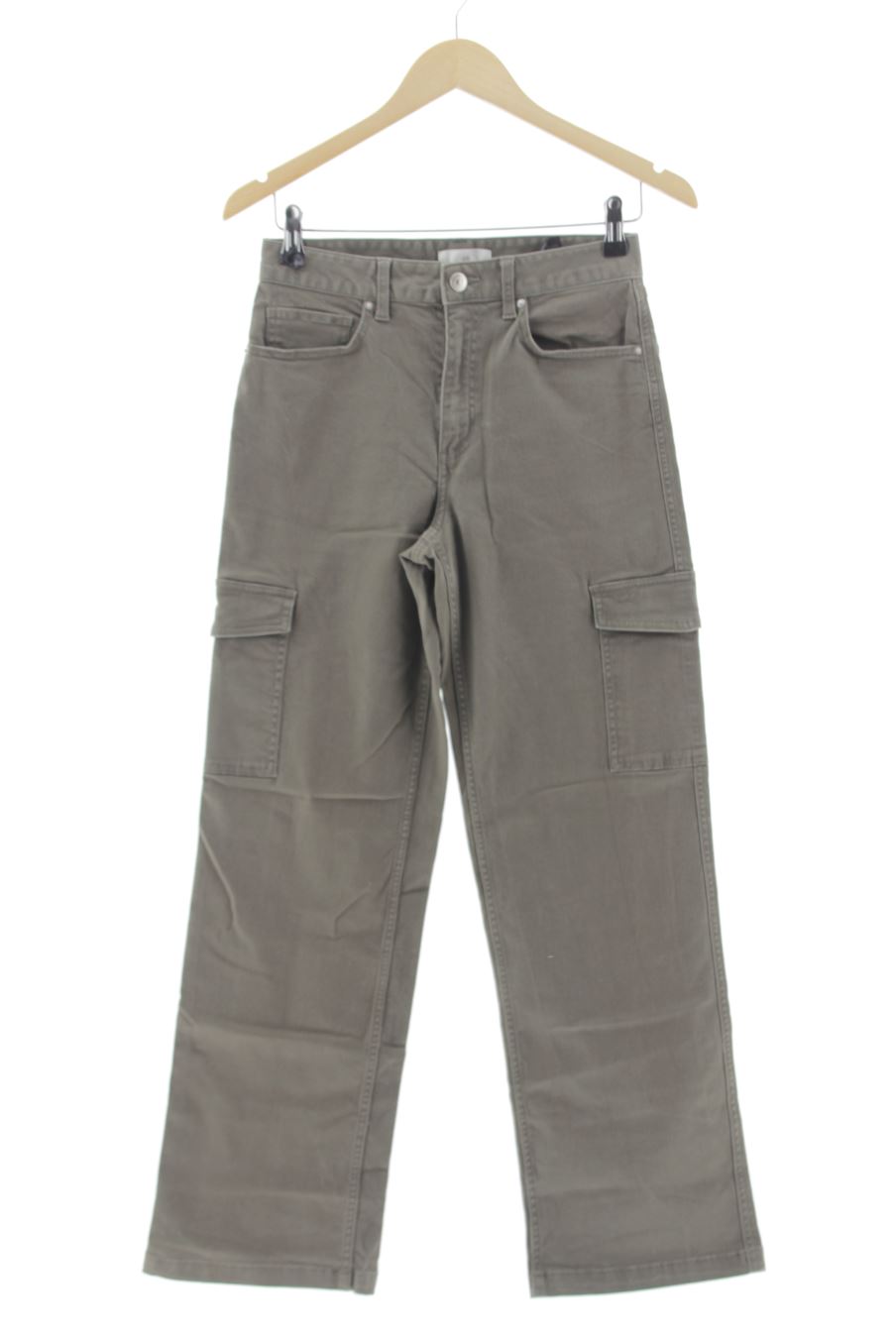 Vaquero de H&M de la talla 36, de color verde de ropa vaquera