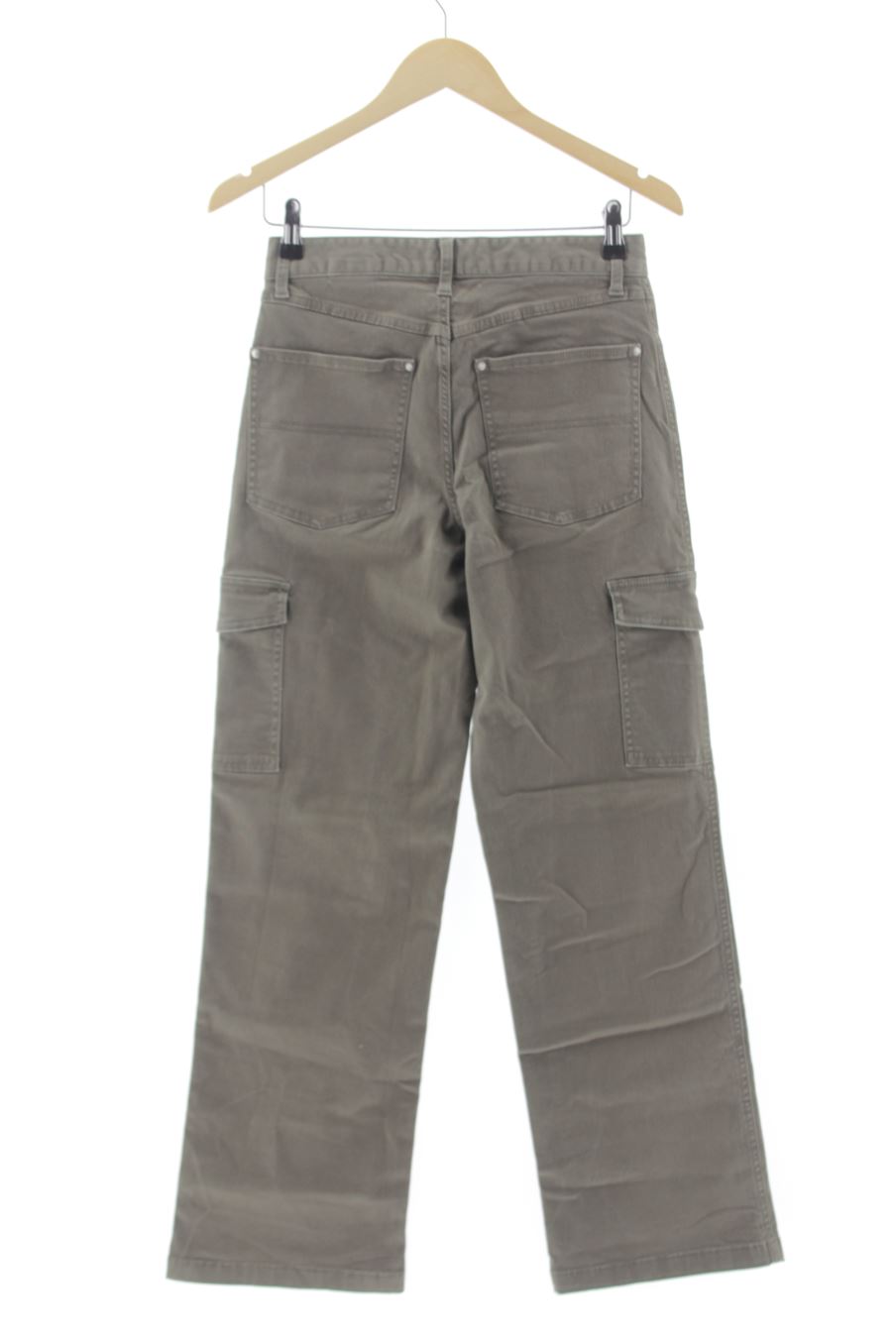 Vaquero de H&M de la talla 36, de color verde de ropa vaquera