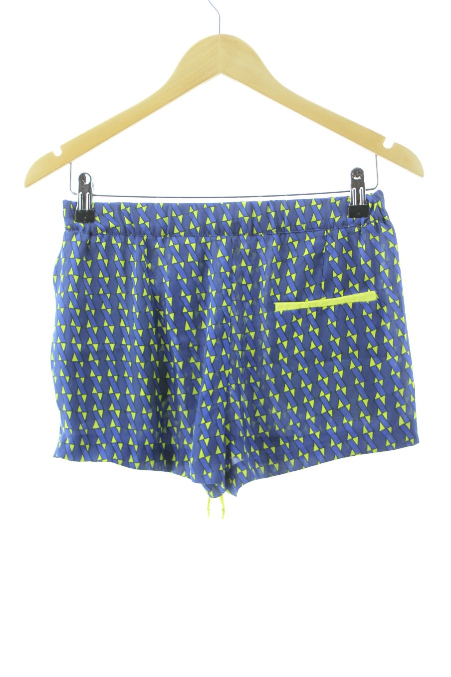 Pantalones cortos de Zara de la talla XS, de color azul