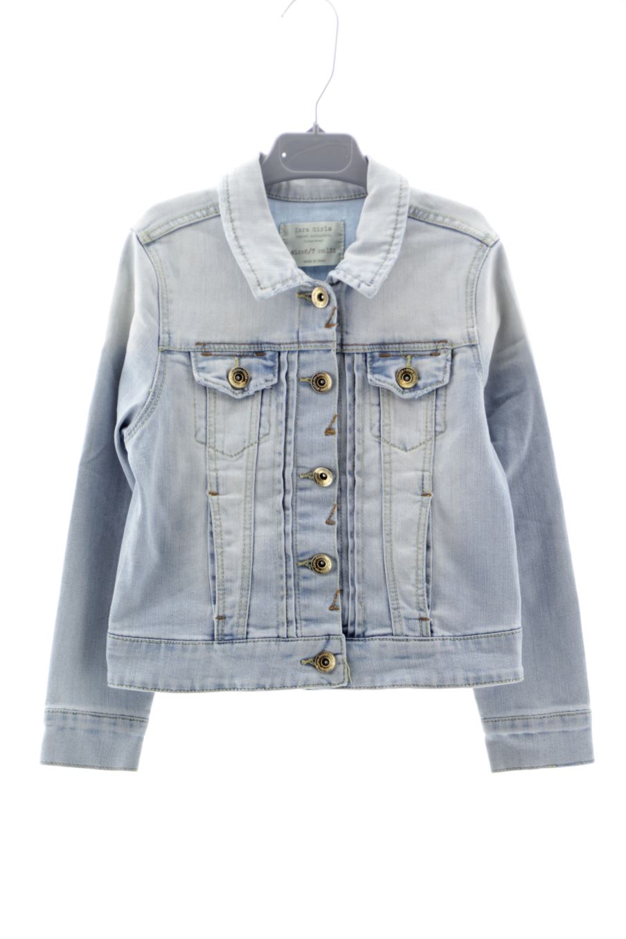 Blouson Zara de la taille 6 ans de denim de seconde main