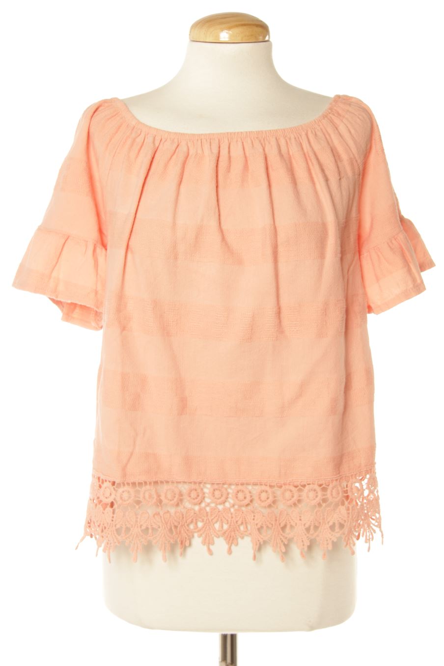 Blouse à manches courtes Cache cache de la taille M, de couleur rose