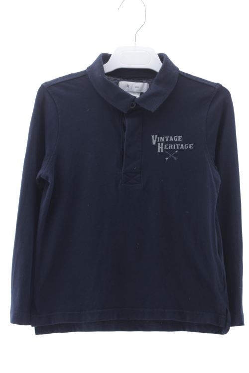 Langärmeliges Poloshirt
