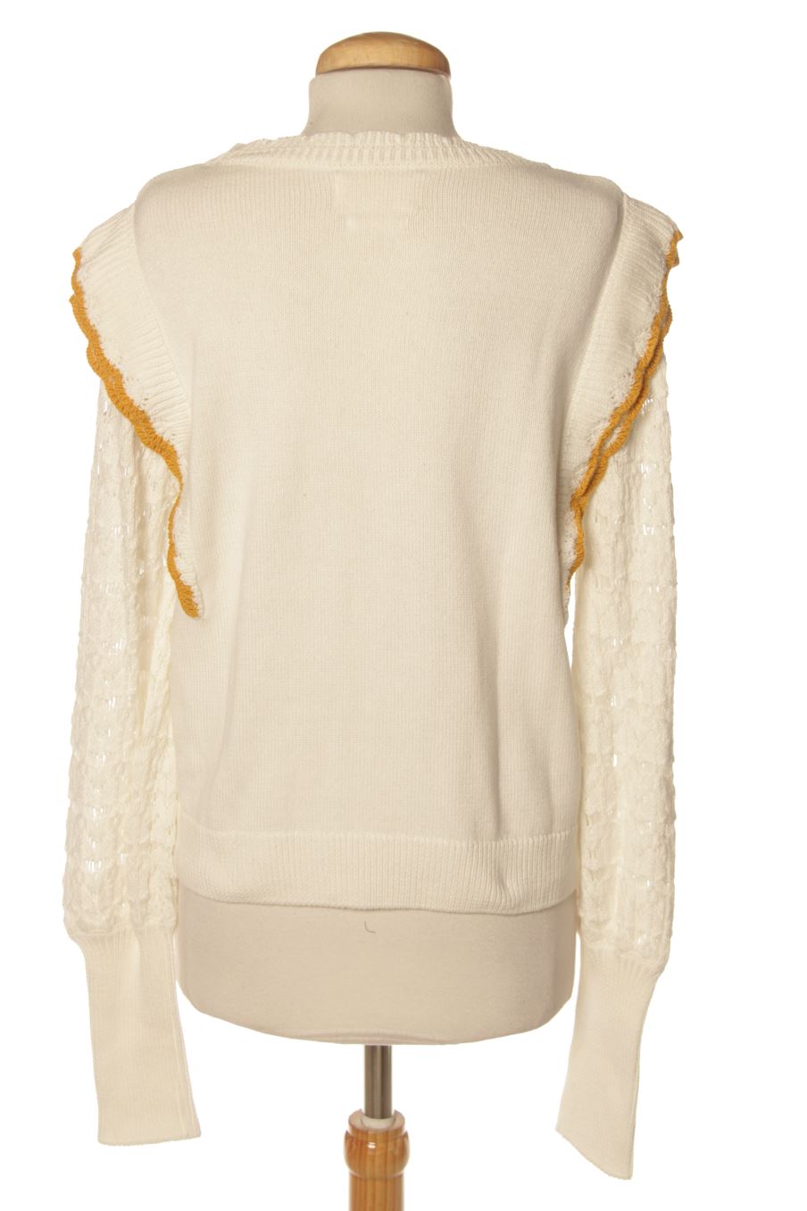 Pull Springfield de la taille M, de couleur blanc