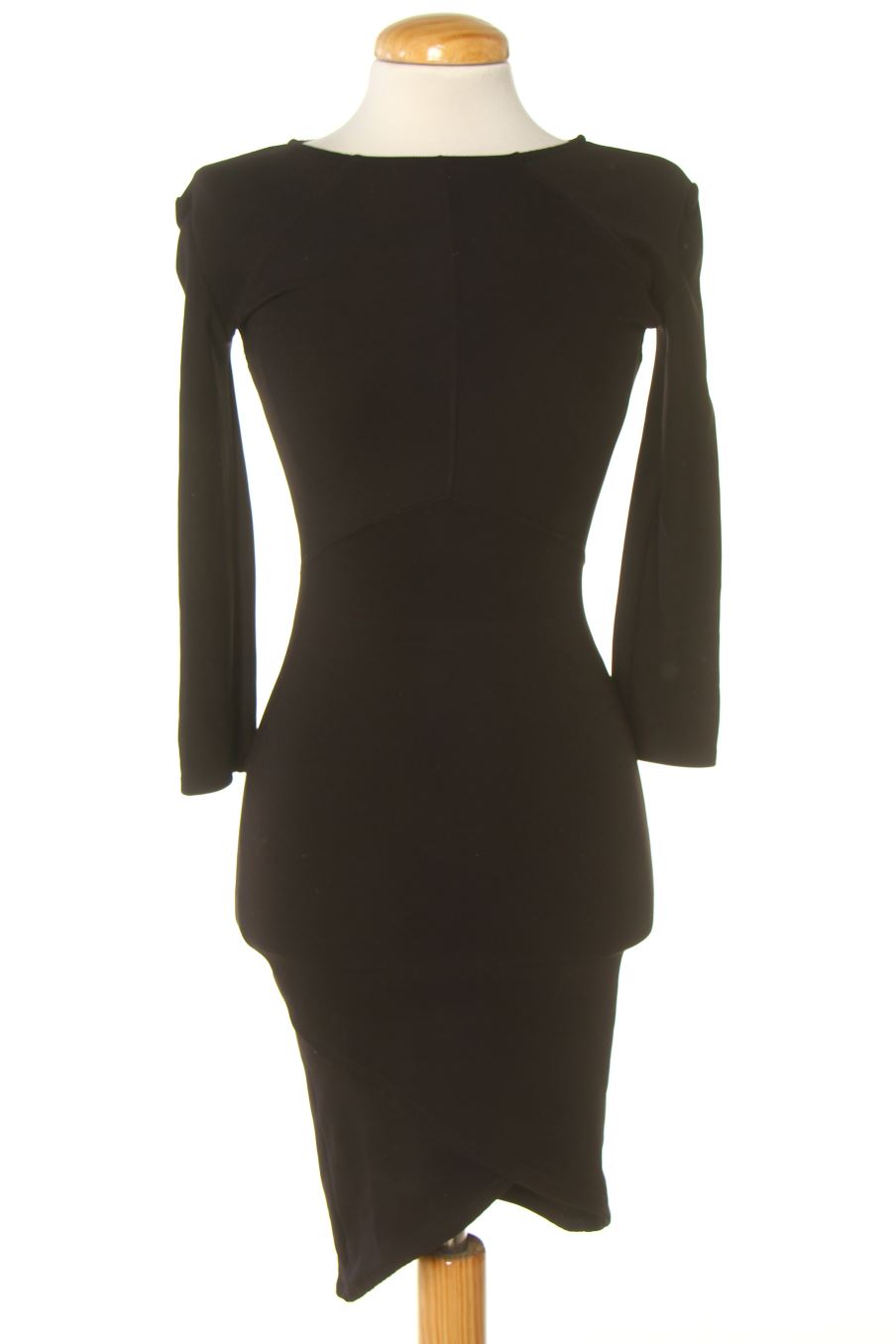 Robe casual Bershka de la taille XS, de couleur noir