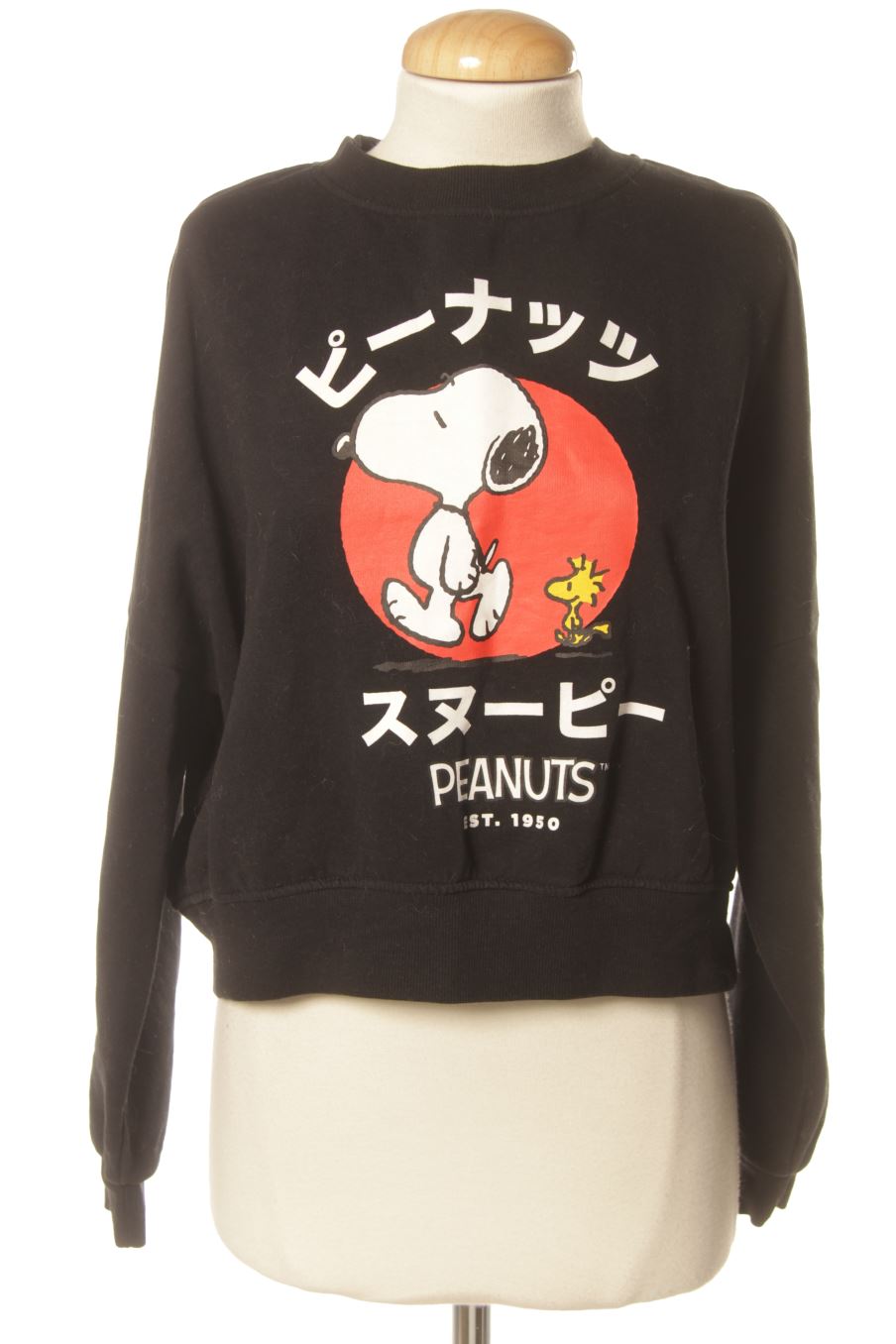 Sweat Peanuts de la taille S, de couleur noir