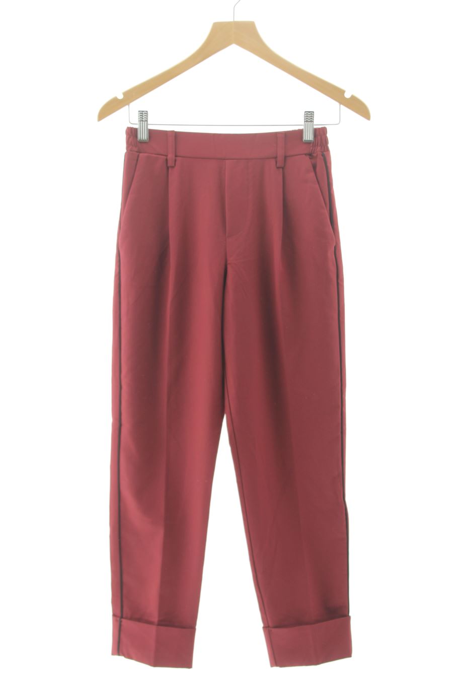 Hose von Bershka Größe S, Farbe Bordeaux, für