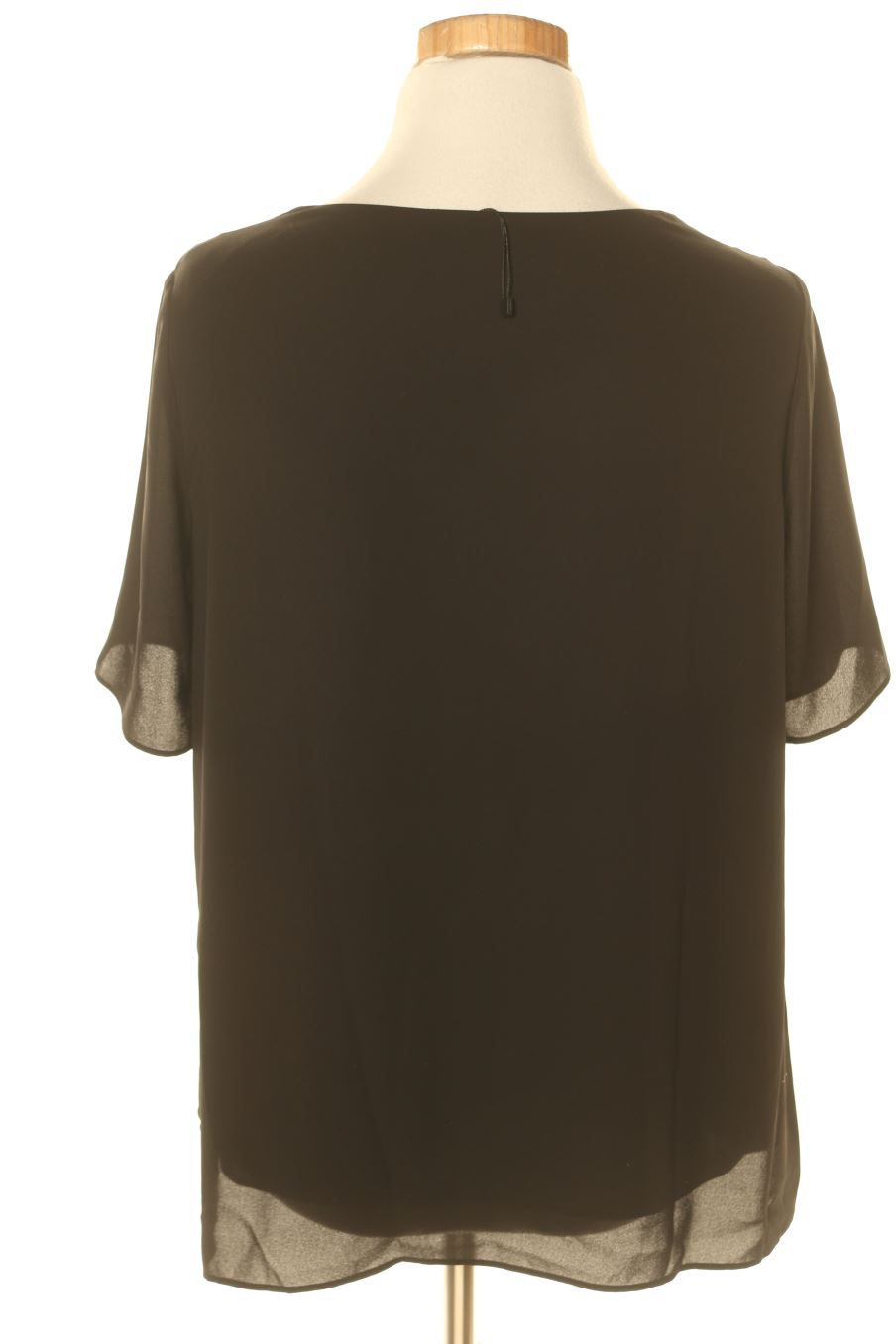 Blouse à manches courtes Mango de la taille S, de couleur noir