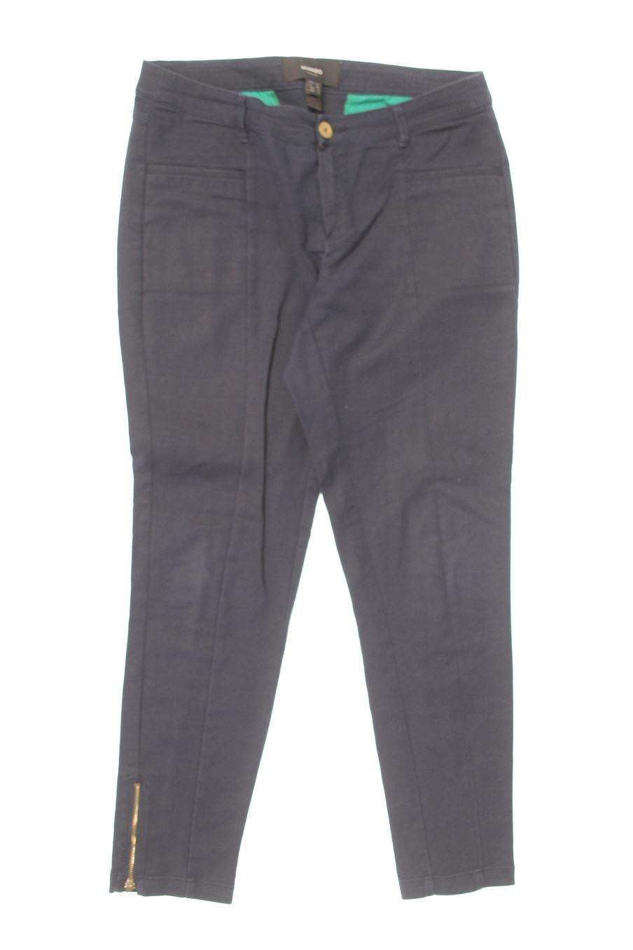 Hose von Mango Größe 38, Farbe Marineblau, für