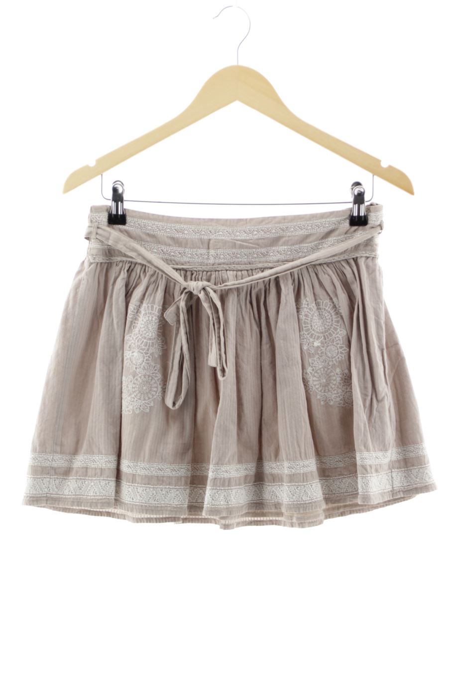 Jupe Naf Naf de la taille 36, de couleur beige