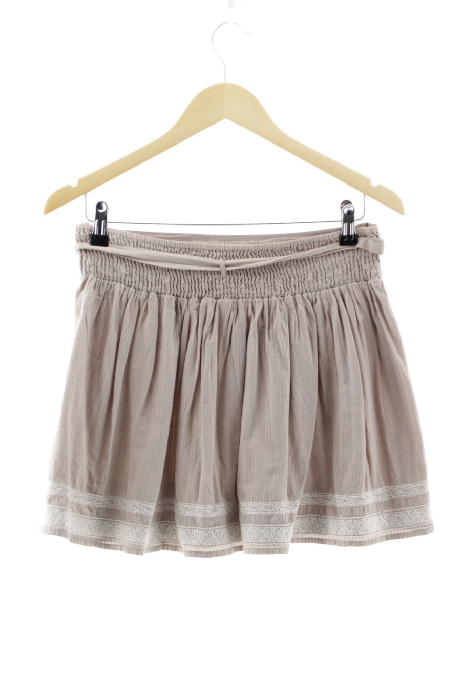 Jupe Naf Naf de la taille 36, de couleur beige