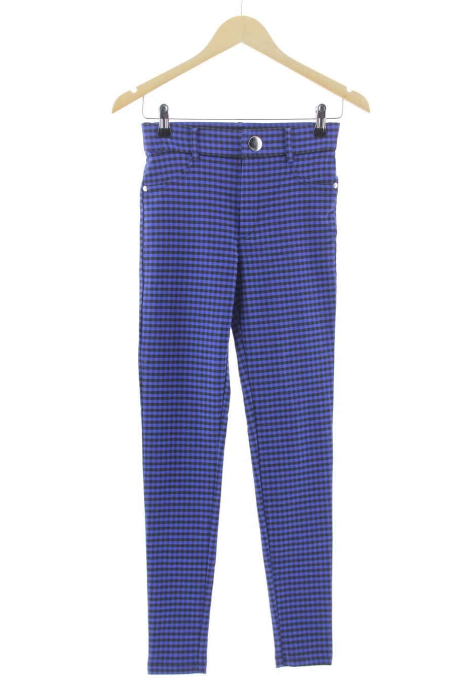 Pantalon Zara de la taille XS, de couleur carreaux