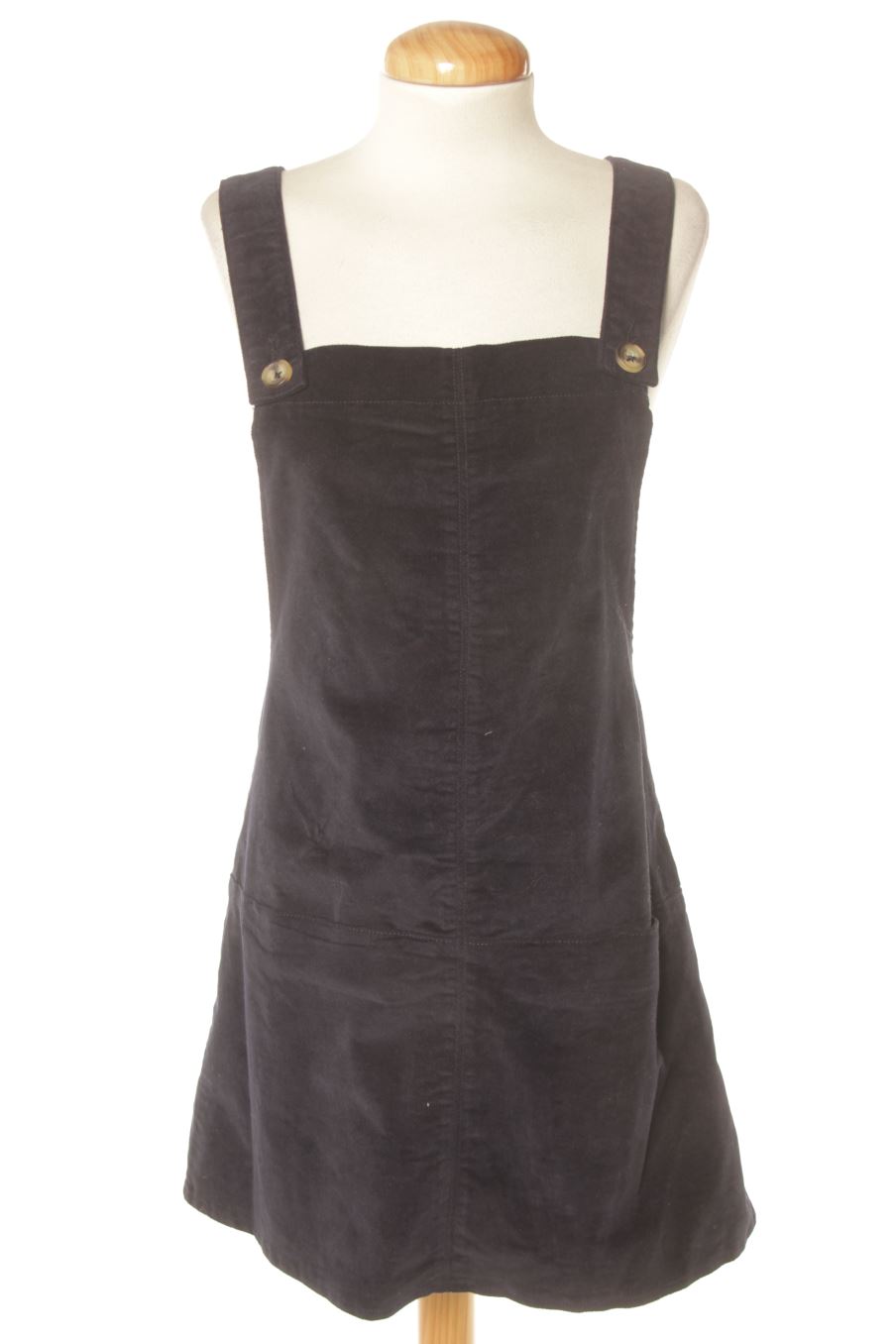 Robe casual Easy wear de la taille S, de couleur bleu marine de velours