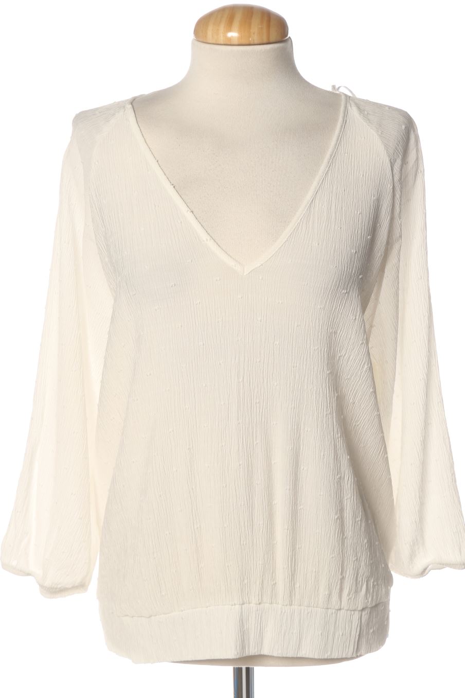 Blouse à manches longues Esprit de la taille XL, de couleur blanc