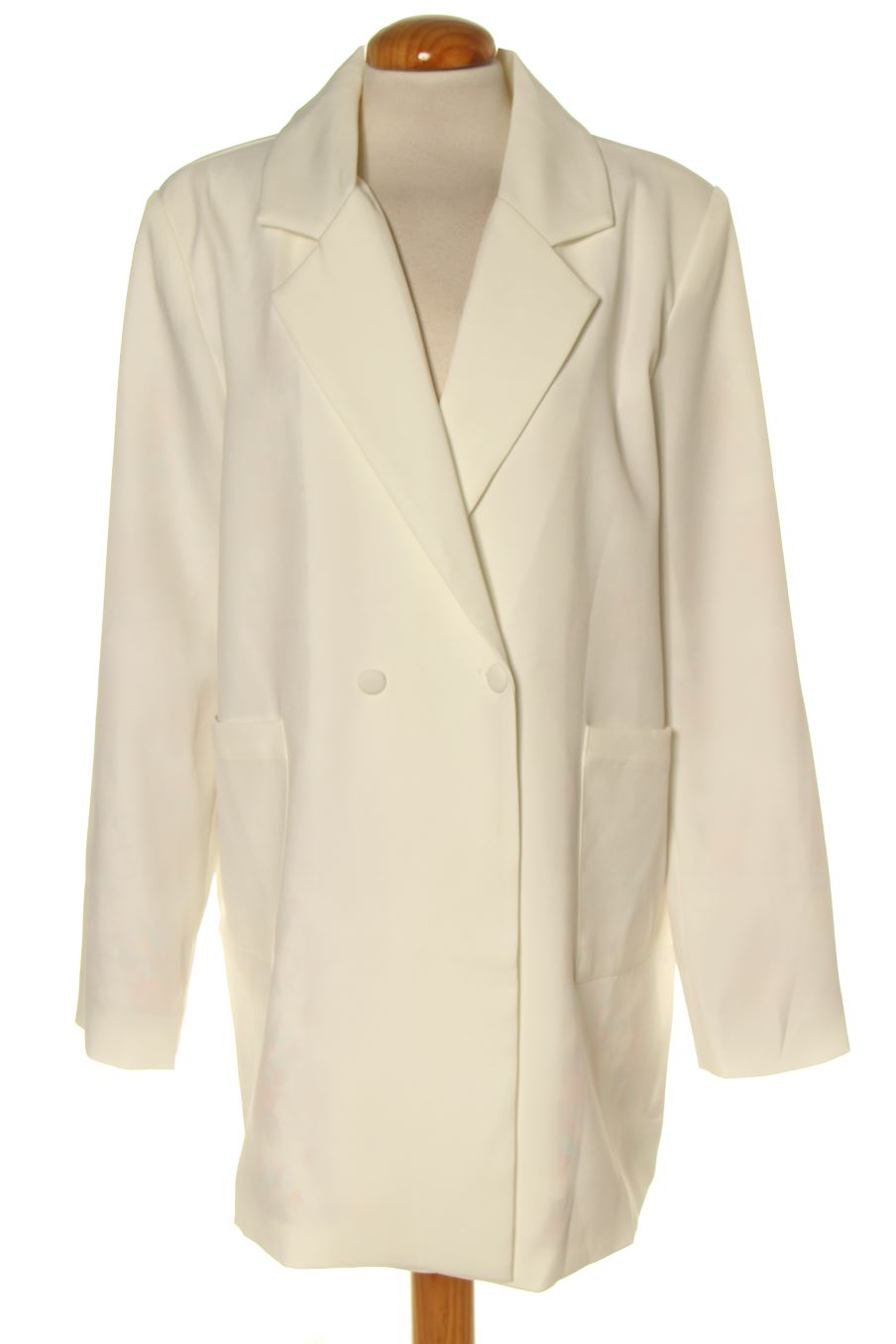 Manteau lolina de la taille XL, de couleur blanc