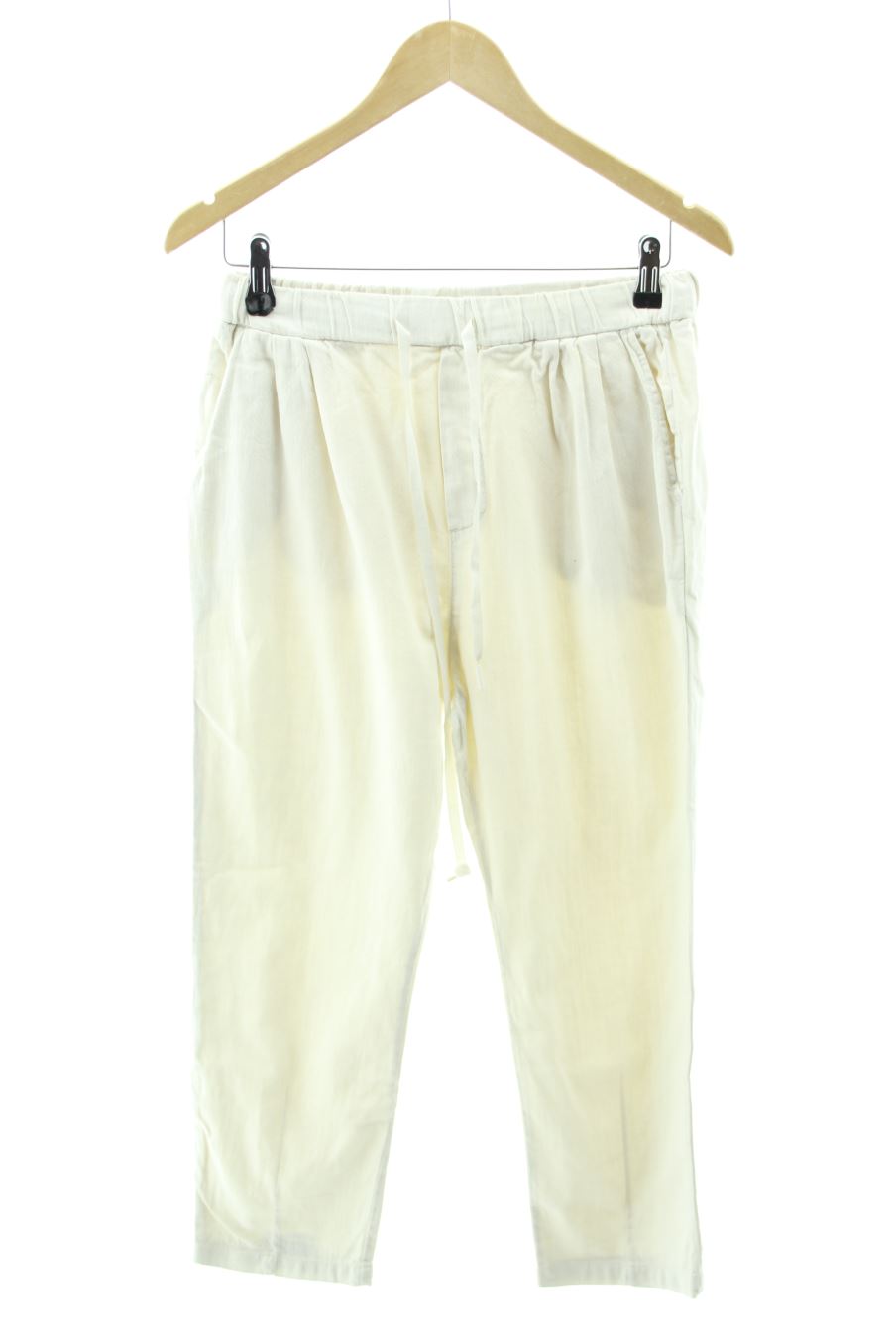 Pantalón Casual de Zara de la talla XS, de color beige