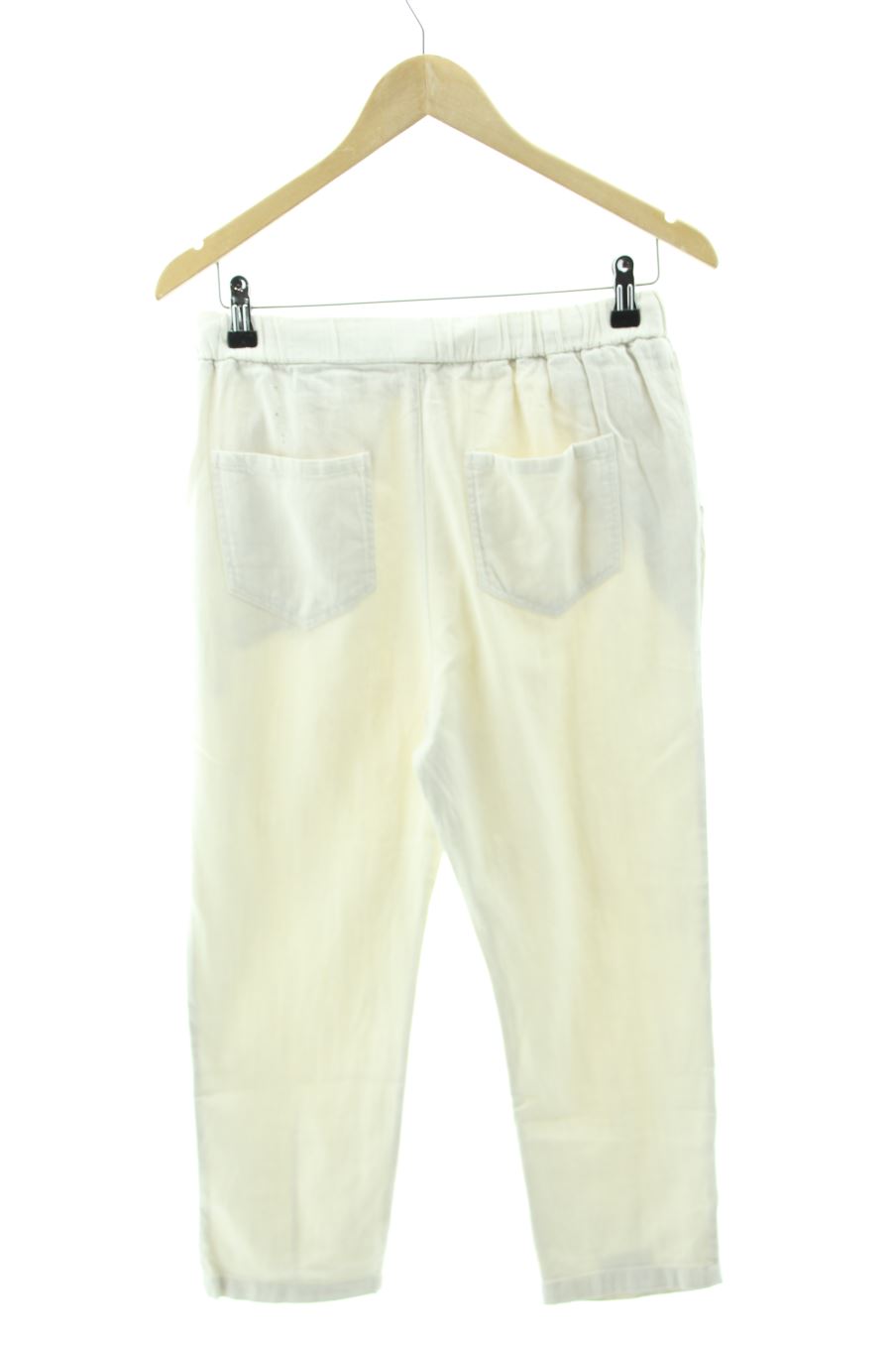Pantalón Casual de Zara de la talla XS, de color beige