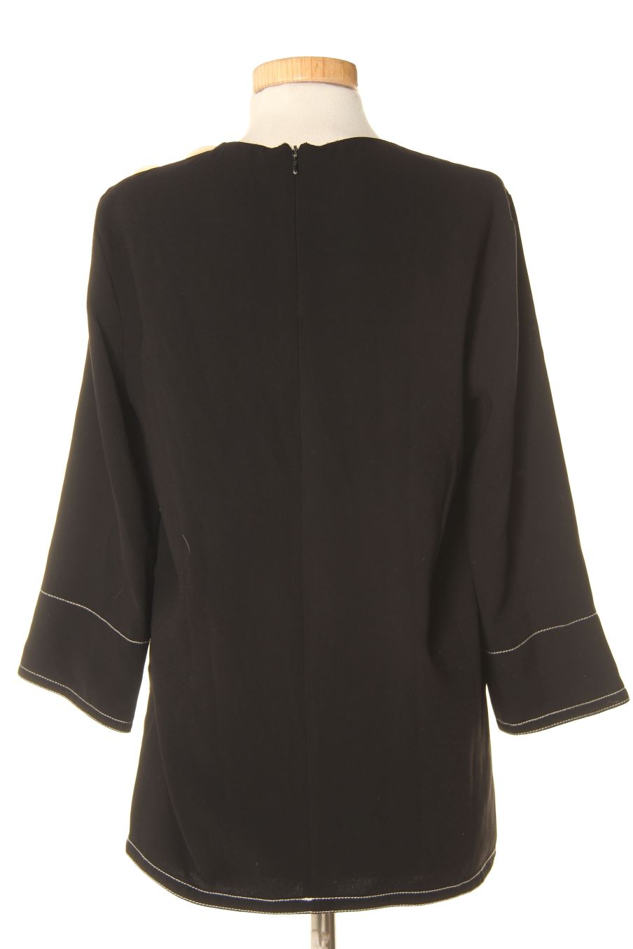 Blouse à manches longues Zara de la taille XS, de couleur noir