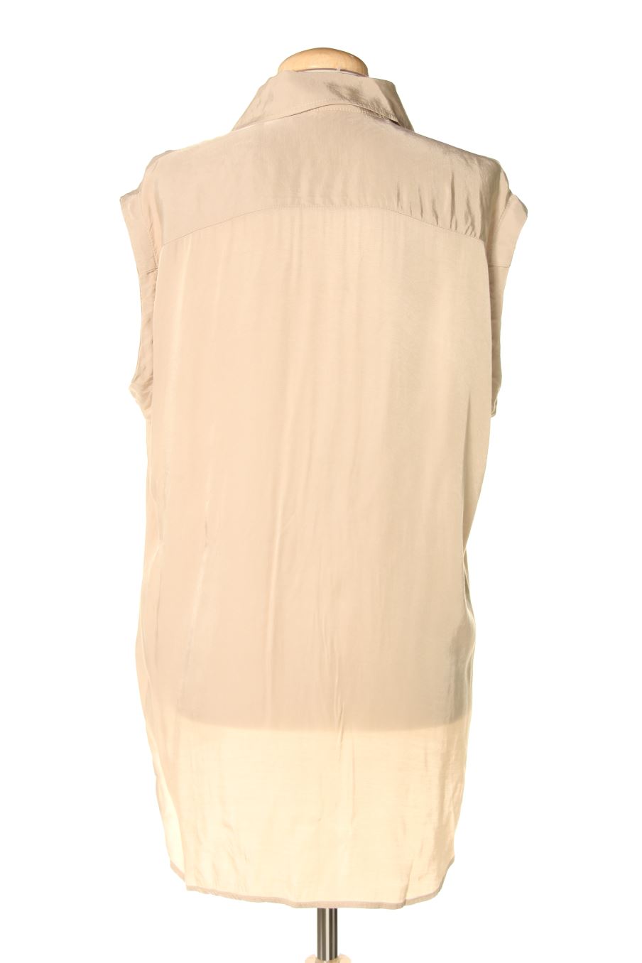 Chemise sans manches H&M de la taille XS, de couleur beige