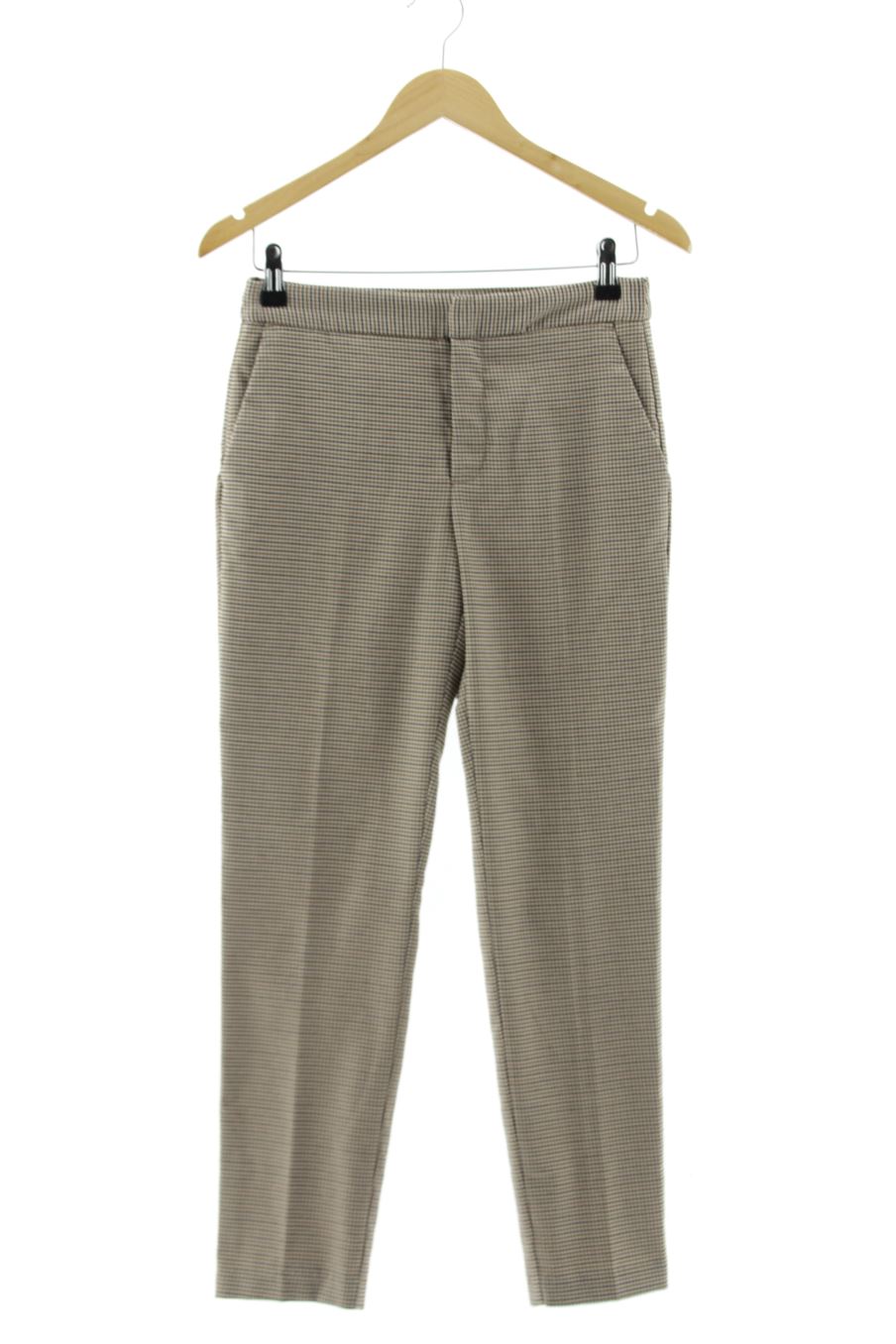 Pantalón de Zara de la talla 34, de color cuadros