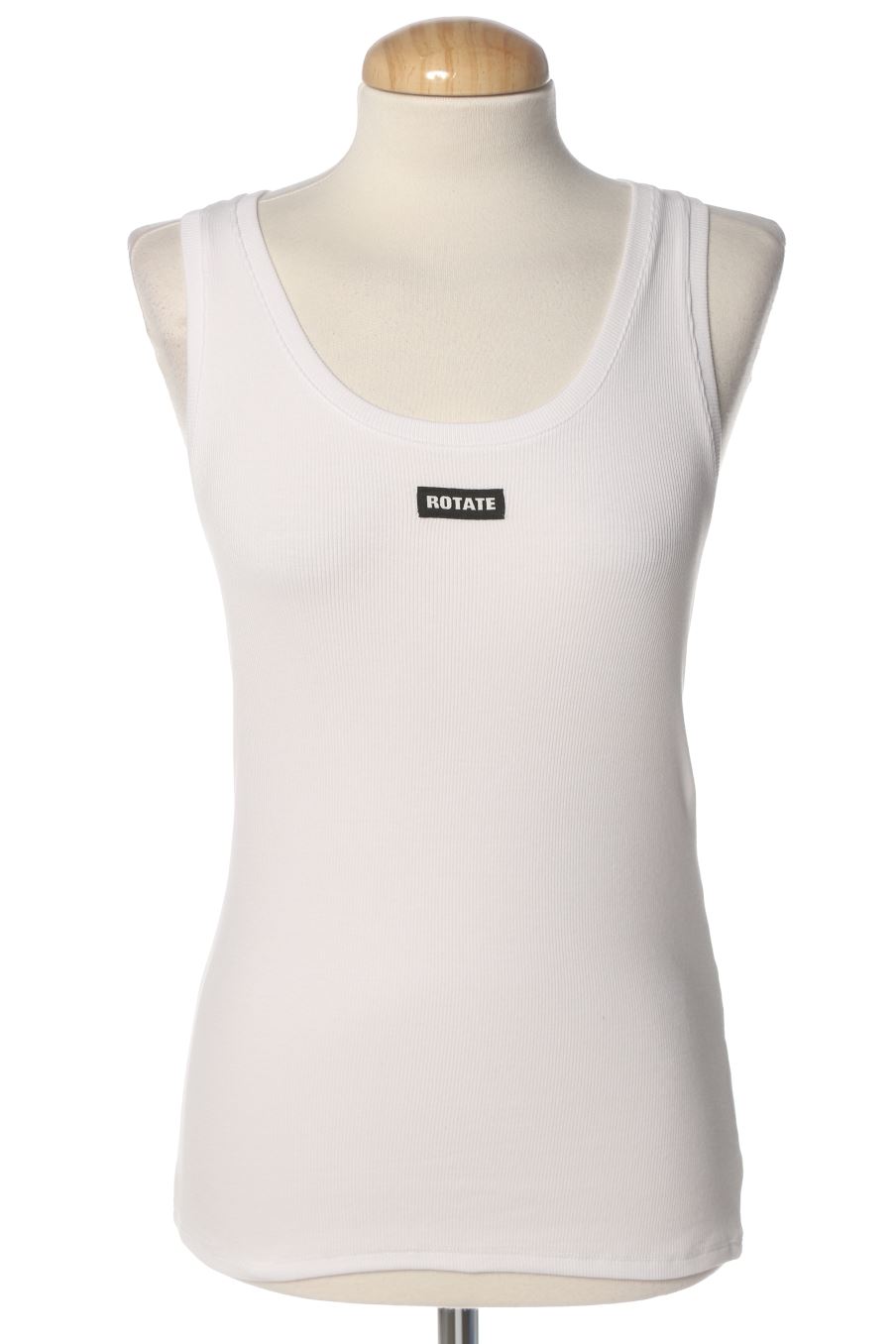 Maglietta senza maniche de ROTATE de la talla M, de color bianco
