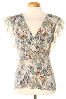 Blouse à manches courtes S Morgan