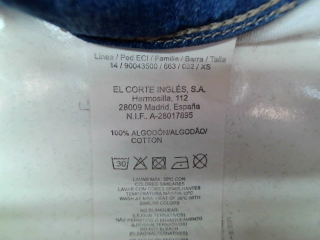 Jupe Belle & rebel de la taille XS, de couleur bleu de denim