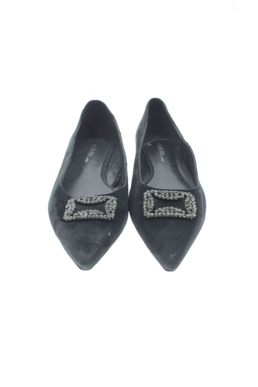 Zapatos planos de Violeta (by Mango ) de la talla 41, de color negro de