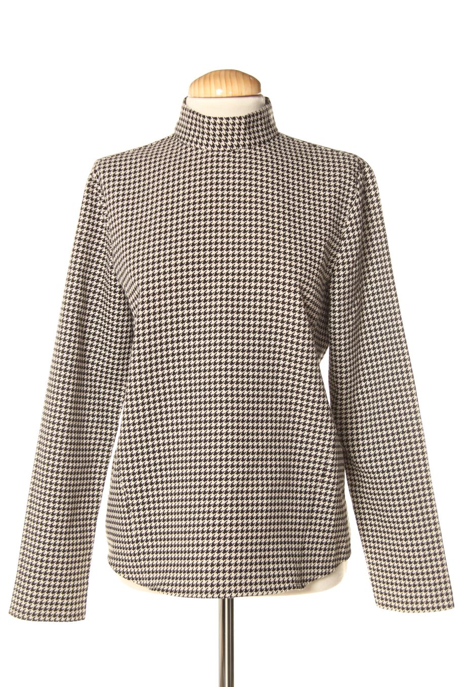 Blouse à manches longues Zara de la taille S, de couleur noir