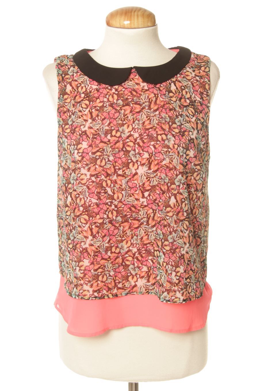 Blusa de manga corta de Bershka de la talla M, de color estampado