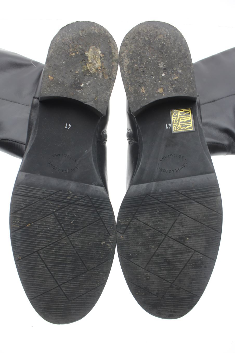 Botas de Lavorazione Artigiana de la talla 41, de color negro de