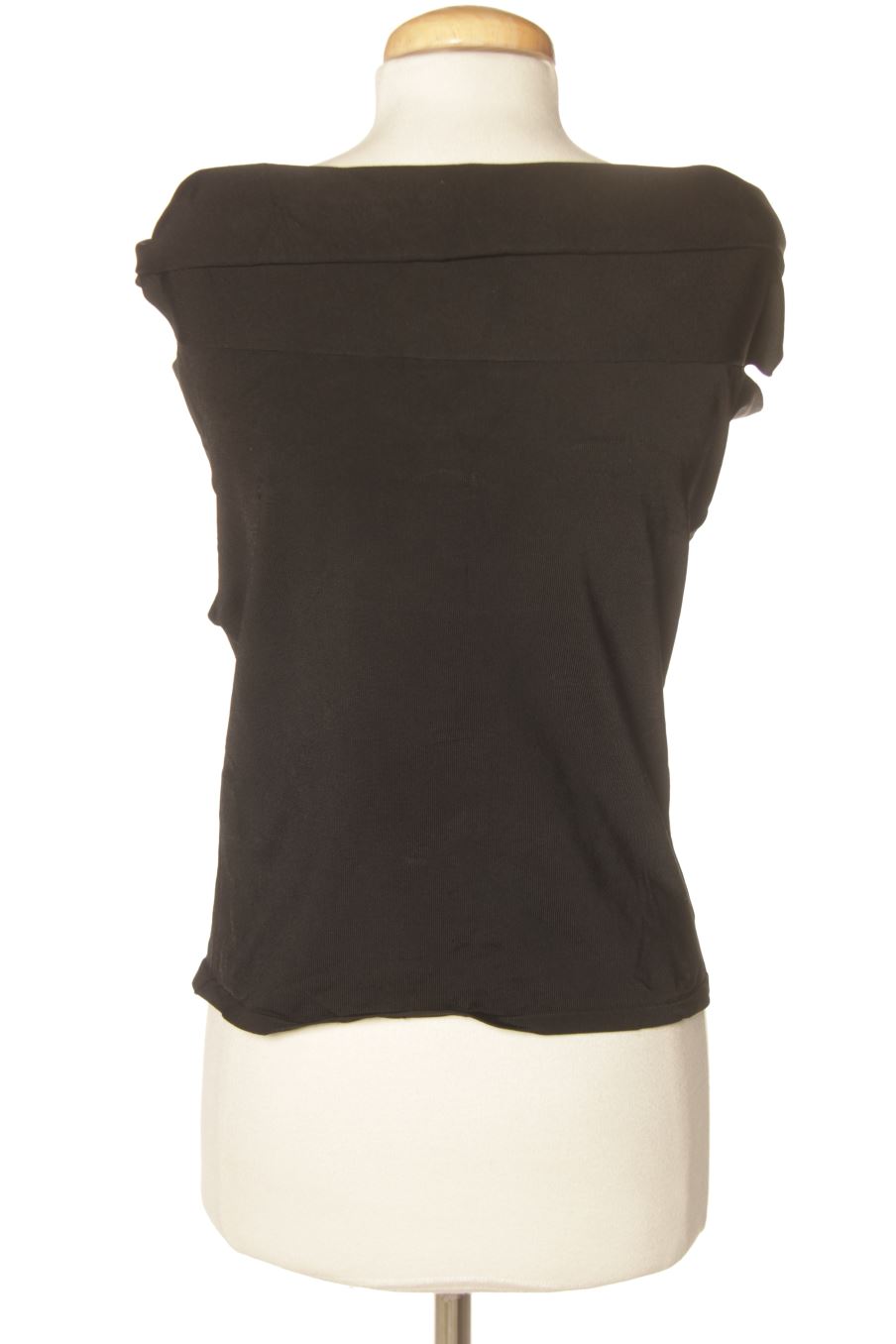Top de Purificación García de la talla L, de color negro