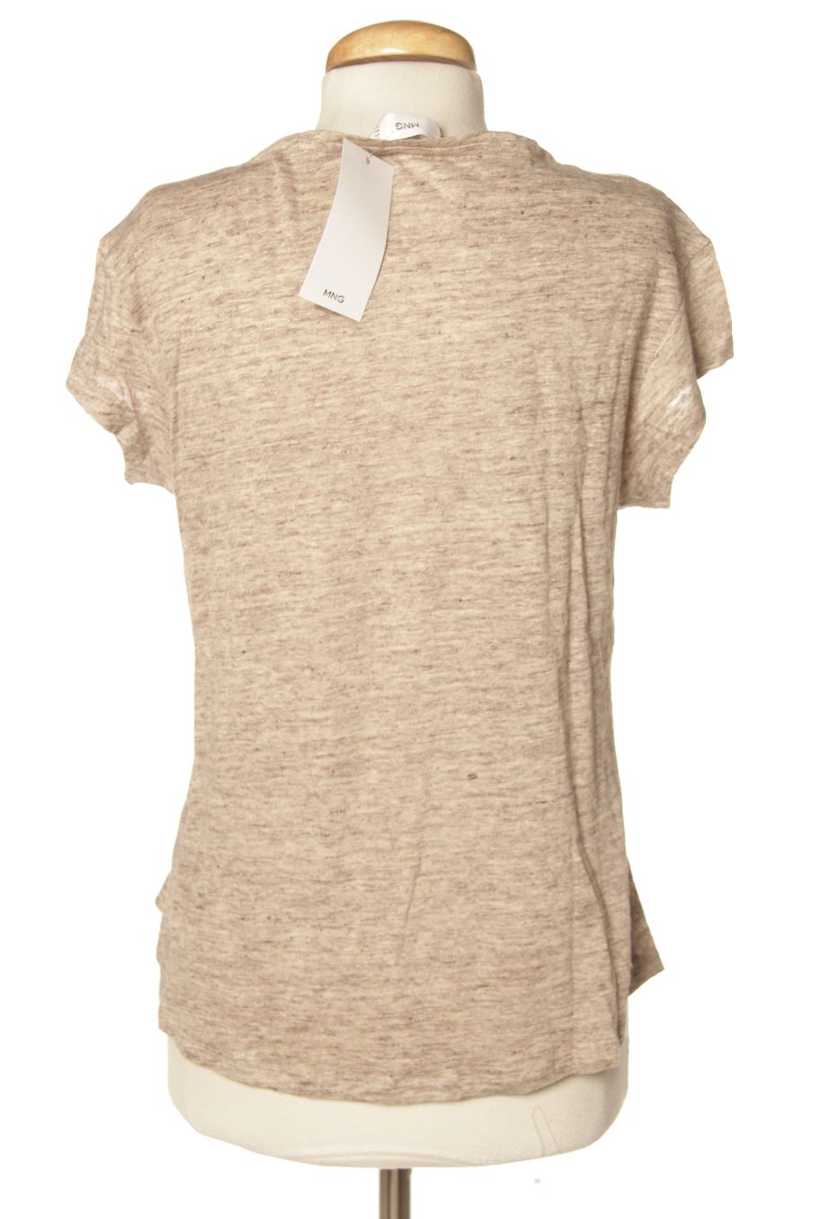 T-shirt Mango de la taille S, de couleur beige