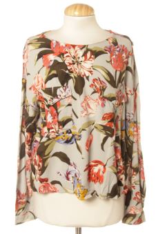 Blusa de manga larga M Zara