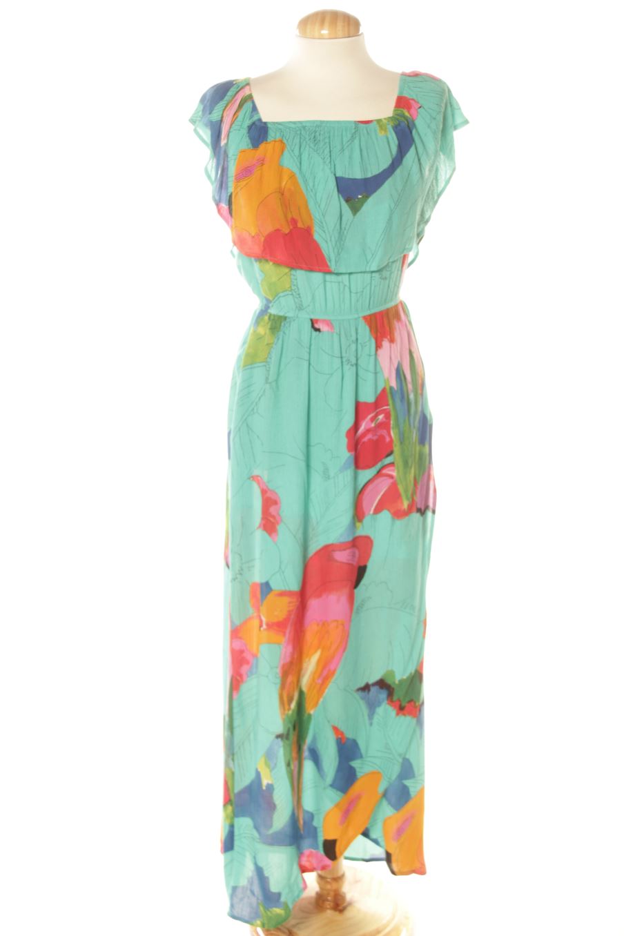 Robe casual Desigual de la taille XS, de couleur fleurs