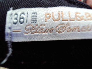 Jeans Pull & Bear de la taille 36, de couleur noir de denim