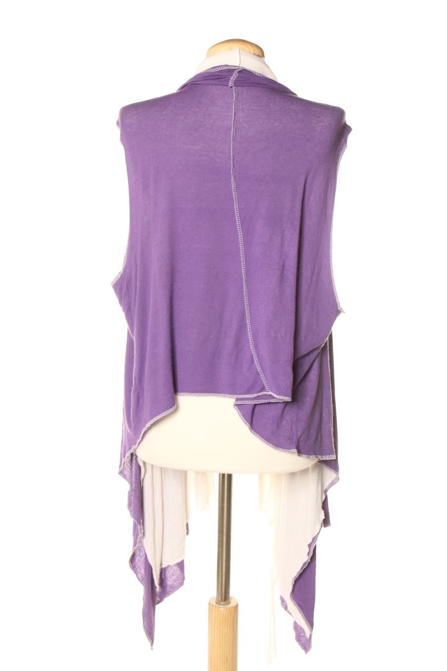 Chaleco de tela de ONE O ONE de la talla M, de color morado
