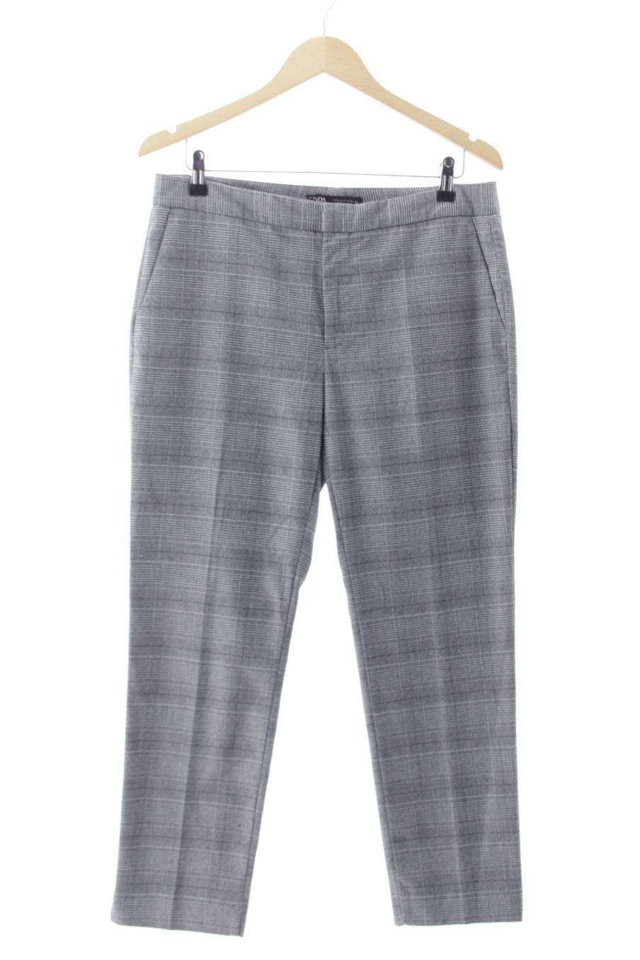 Pantalón de Zara de la talla 40, de color cuadros