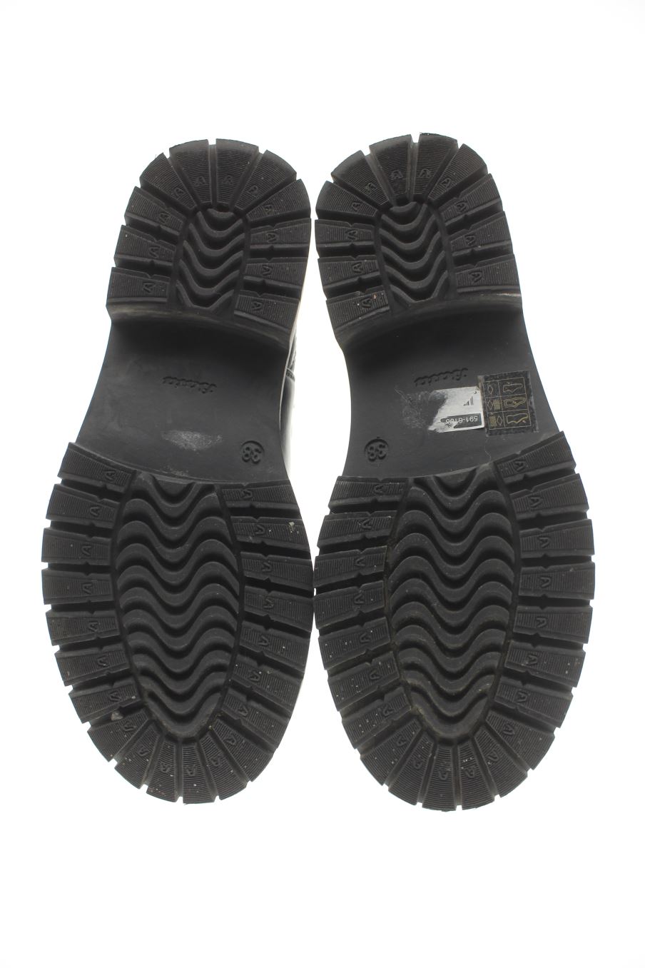 Botas de Bata de la talla 38, de color negro de
