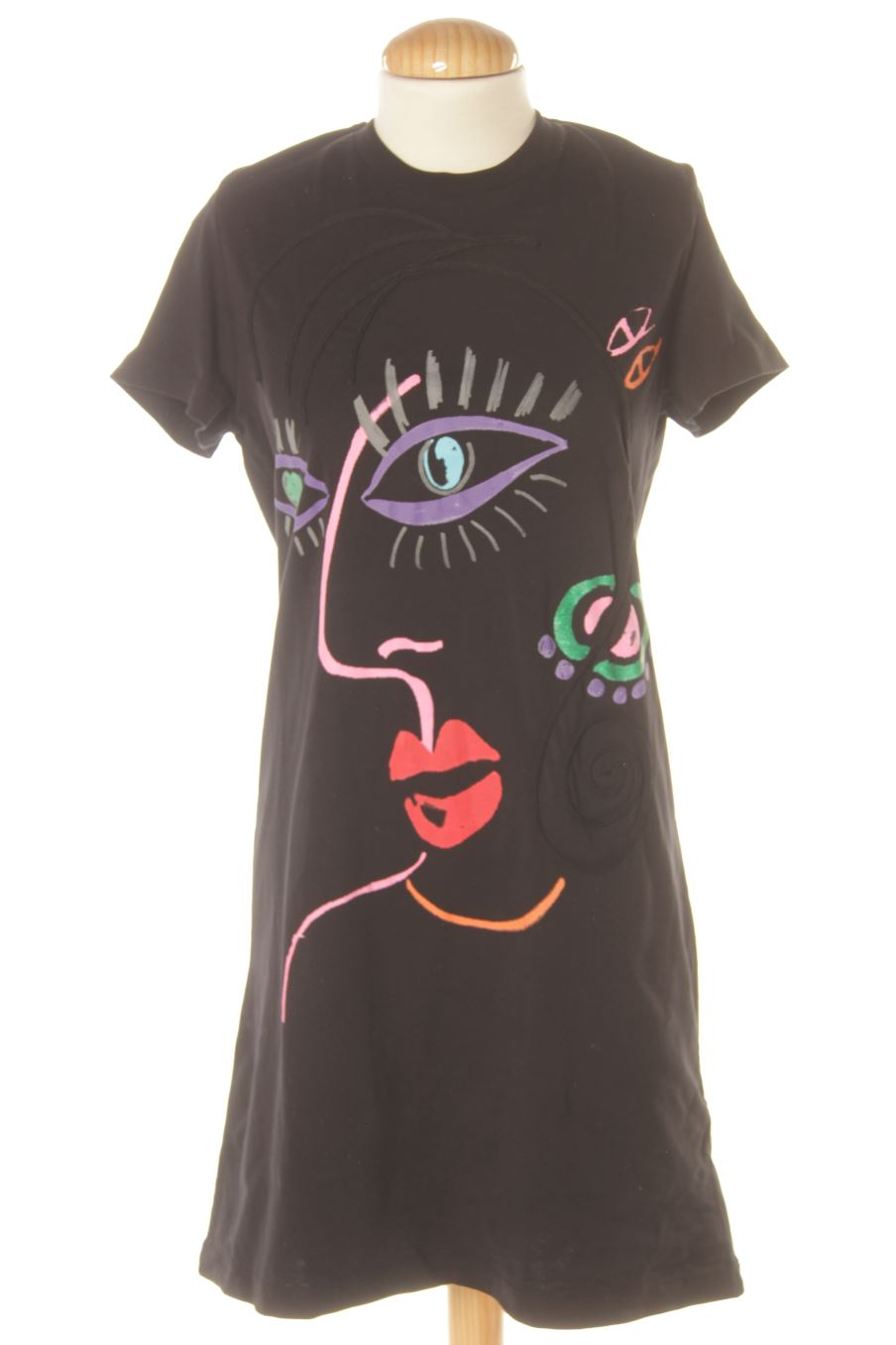 Vestito casual de Desigual de la talla M, de color nero