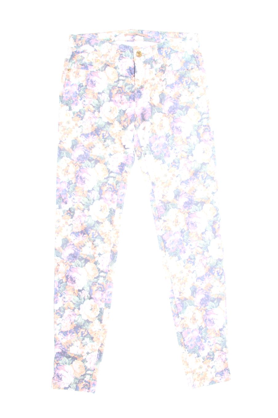 Pantalon Pull & Bear de la taille 32, de couleur fleurs