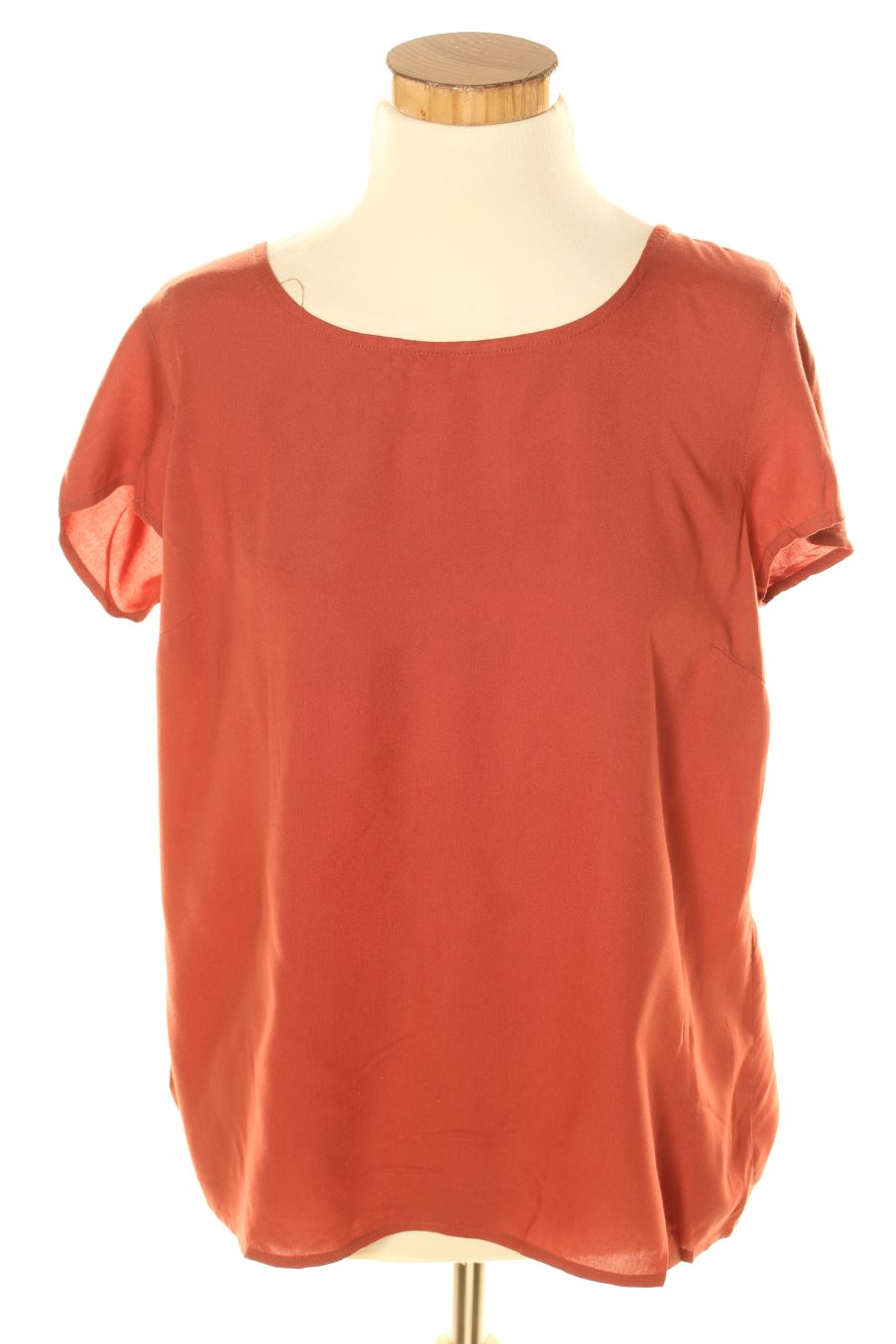 Blouse à manches courtes Only de la taille 34, de couleur orange