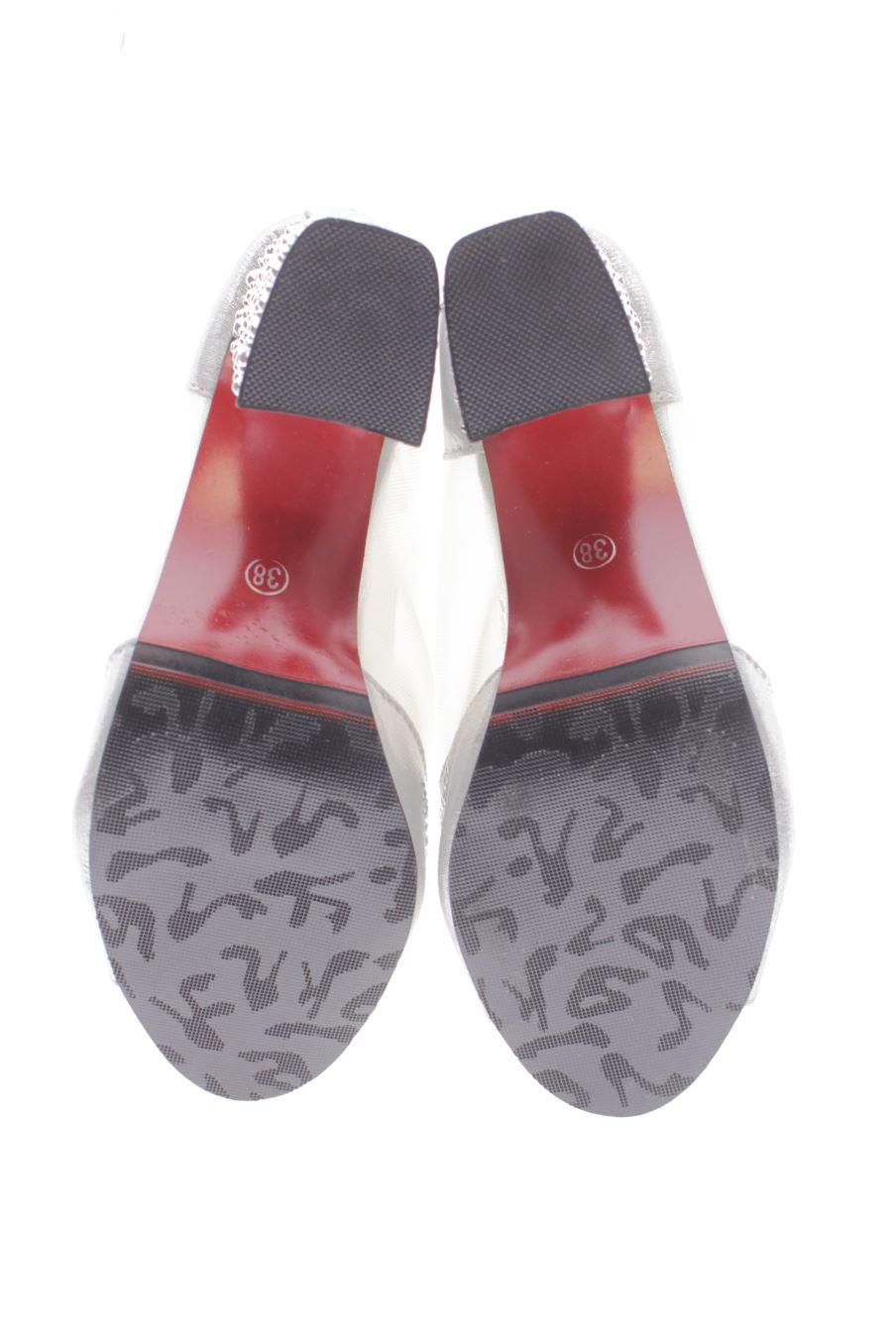 Botines de Luhui de la talla 38, de color plateado de