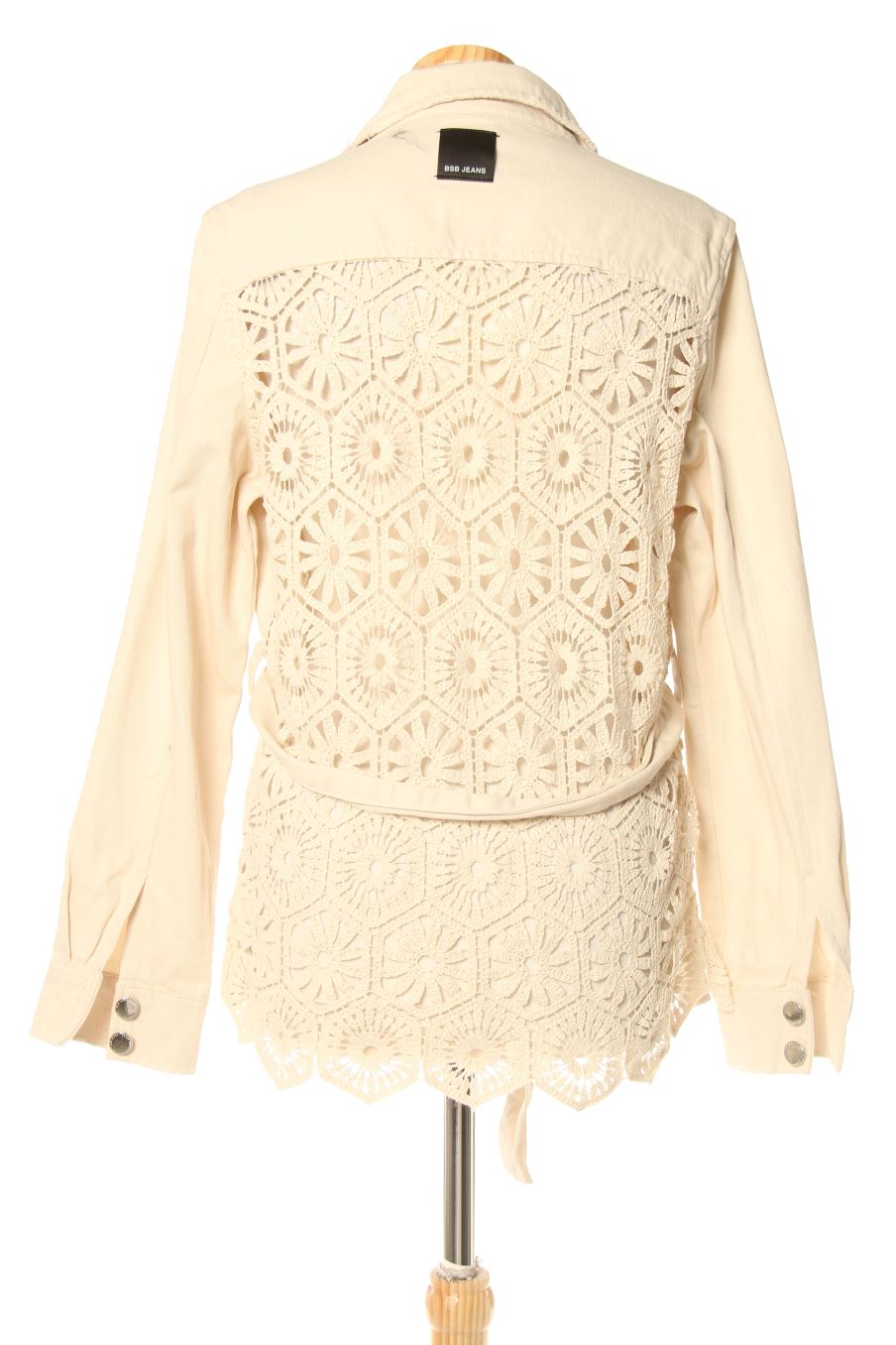 Blouson BSB de la taille L, de couleur beige de denim