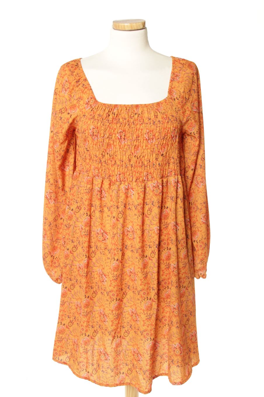 Robe casual Valentina de la taille S, de couleur orange