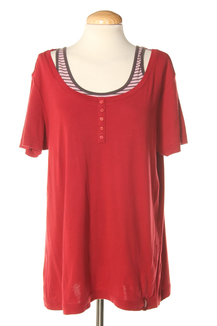 Camiseta de Cecil de la talla XXL, de color rojo