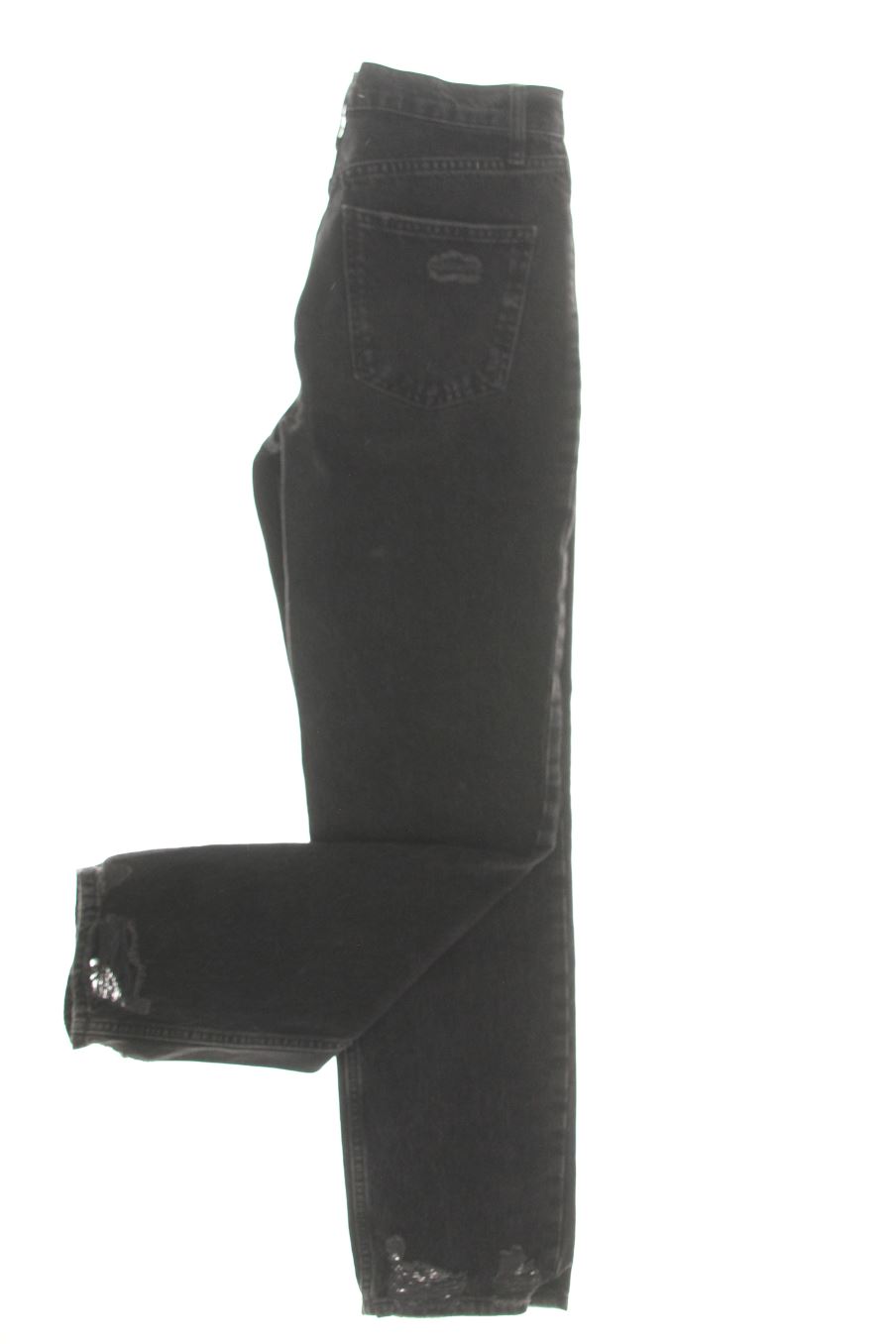 Vaqueros de Mango de la talla 36, de color negro de ropa vaquera