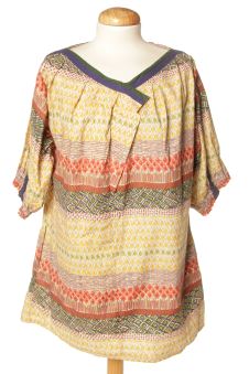 Blusa de manga corta L Mango