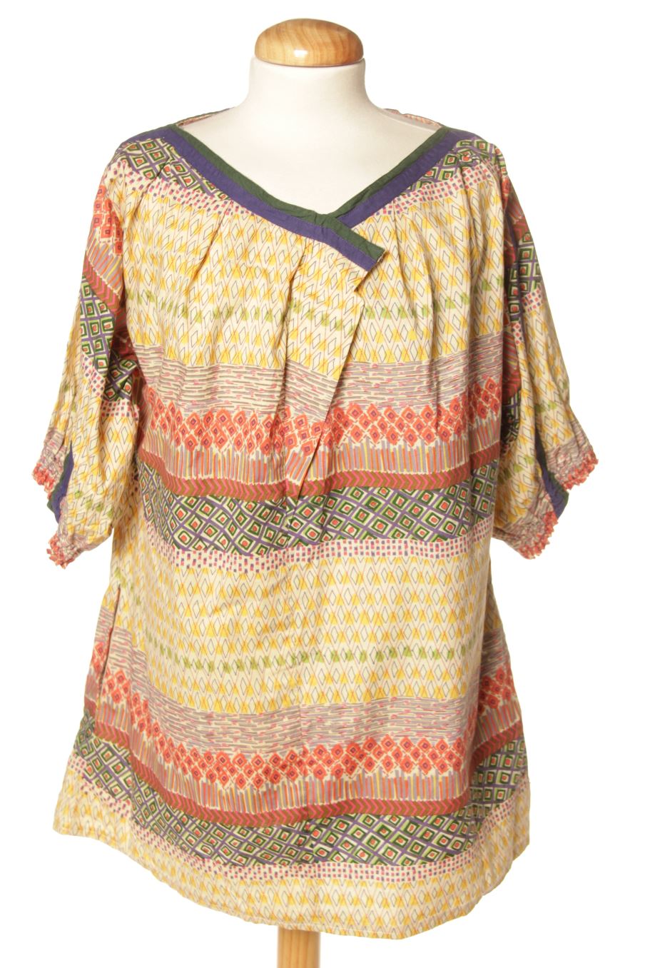 Blusa de manga corta de Mango de la talla L, de color estampado